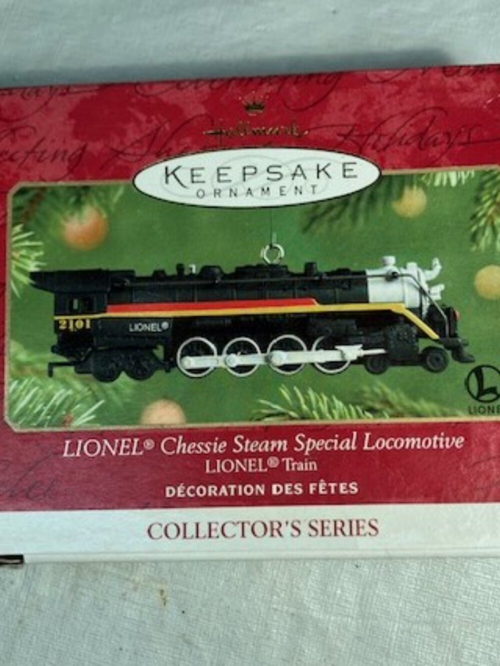 Four Hallmark Keepsake Locomotive Ornaments